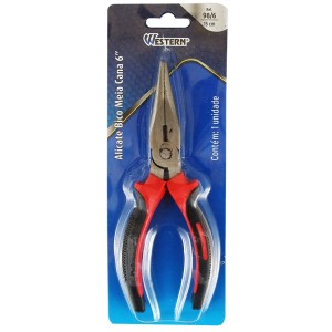 Alicate bico meia cana 15cm 98/6 c/1pç western