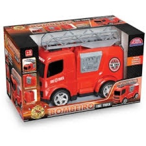 Brinquedo fire truck bombeiro c/1pç  181 usual