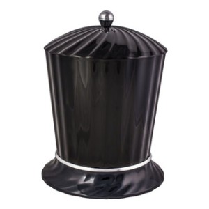 Lixeira cesto multiuso preto 4 litros c/1pç aquaplas 007.010105  0263