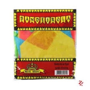 Bandeirinha papel seda 10 mt  real seda c/1pç