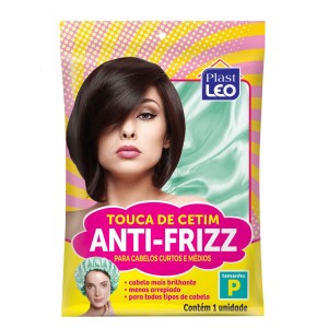 Touca de cetim anti-frizz p  c/1 pç 633 plast-leo