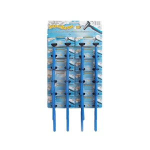 Aparelho de barbear super barba azul c/24pçs cabo emborrachado twrh-05v