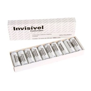 Linha retros invisivel c/10pçs costuratudo