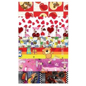 Saquinho pres. 58x89 c/25 sort. 4375 gala pais filhos