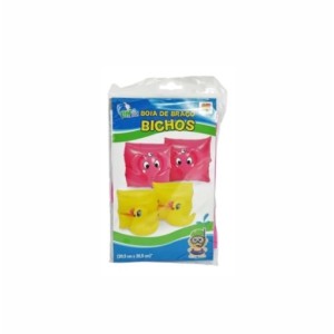 Boia braco bichinhos 20,5x20,5cm ws46025 wellmix