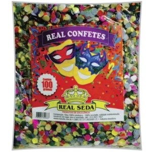 Confete 1 pct c/100gr real seda