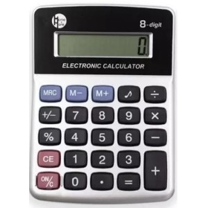 Calculadora c/1 pç  hm-159 8905a 8 digitos 1 bateria