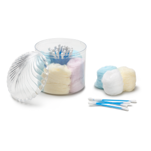 Porta algodão e cotonetes cristal c/1pç 005tr Giotto