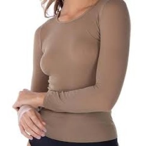 Camiseta segunda pele grande natural manga longa c/1pç  220 6311 Trifil