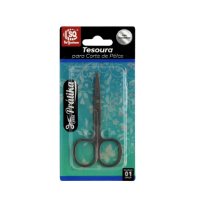 Tesoura para corte de pelos c/1 pç sq-3716 SQ COM.