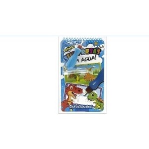 Livro surpresa c/ agua dinossauro c/1pç todolivro
