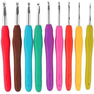 Agulhas crochê aza soft c/9un