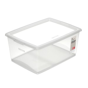 Organizador com tampa cristal 30l c/1pç ordene or80700