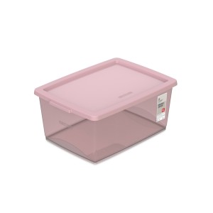 Organizador caixa rosé 15l c/1pç ordene or80567