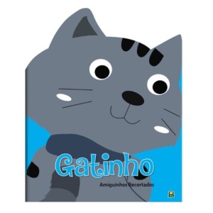 Livro amiguinhos recortados  c/1pç gatinho todolivro