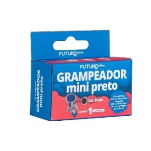 Grampeador preto c/1pç fo262222 mini futuro