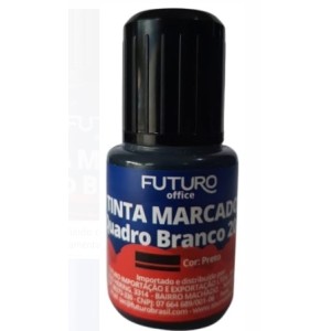 Tinta fo272227 marcador quadro branco 20ml preto c/12pçs  futuro