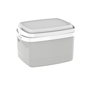 Caixa térmica tropical c/1 peça 5l cinza claro soprano