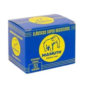 Elastico dinheiro na caixinha 25gr c/30 pçs mamuth