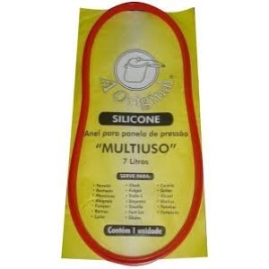 Borracha de panela de silicone 7 lts  c/10 pçs forsan