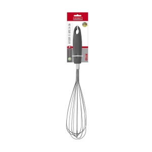 Batedor de ovo inox 35cm cinza c/1pç uten-050