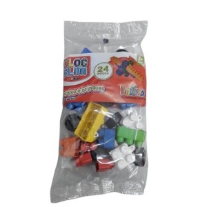 Brinquedo bloc slim c/24 pçs 002/502 luctoys