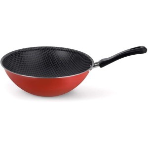 Frigideira wok oriental vermelha 28cm 51128 multiflon