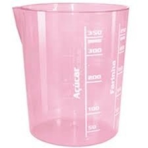 Copo medidor multiuso rosa 400ml 92.14.00 injetemp
