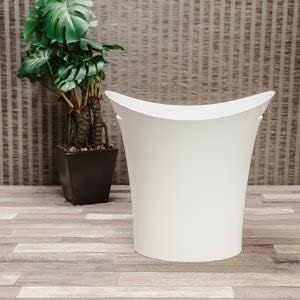 Papeleiro plástico branco c/1pç 96001