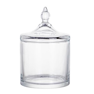 Potiche de vidro decorativo amai 15,5cm ptch077