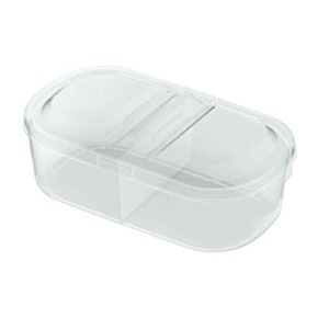 Pote plastico marmita fit 500 ml c/divisao 317.012.001 18,4cm x 10cm x 6,2cm c/1pç nitron