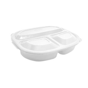 Pote plastico 2 divisorias c/tampa monaco 034.012.001 c/1pç nitron