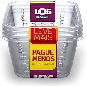 Conjunto de cestos organizadores 3 litros médios com 4 peças or52244