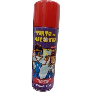 Tinta alegria vermelha p/cabelo 150ml 80g c/1pç dalegria
